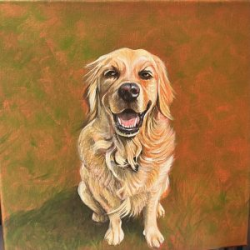 Pickle the dog Greeting Card