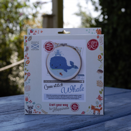 Cross Stitch Kit - Whale