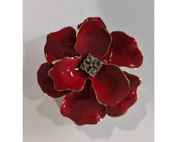 Poppy Diamante Brooch