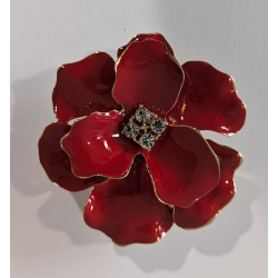 Poppy Diamante Brooch