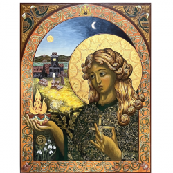 Saint Bridget by Sue Mansfield