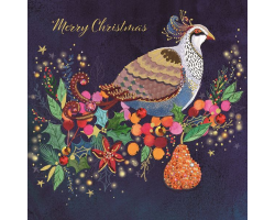 'Colourful Partridge' Christmas Cards