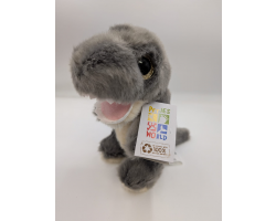 Petjes Glitter Eyes T-Rex 20cm Grey