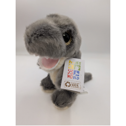 Petjes Glitter Eyes T-Rex 20cm Grey