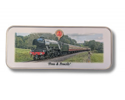 Flying Scotsman White Pencil Tin