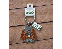Orangutan Metal Key Ring