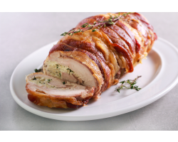 J & R Sheffield High Welfare Sussex Bronze Turkey Breast Joint - boned, rolled, stuffed, with bacon £25.99 per Kg.    (From 2kg)