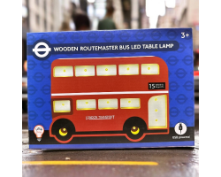 London Bus Wooden Nightlight