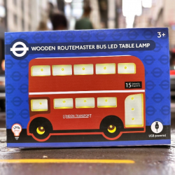 London Bus Wooden Nightlight