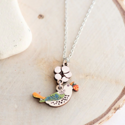 Strawberry Thief Necklace