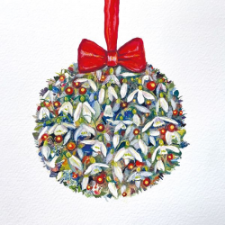 'Snowdrop Bauble' Christmas Cards