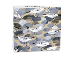 Sarah Campbell Sand Pipers Mini Notecard Set