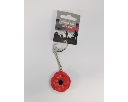 Poppy Resin Keyring