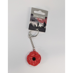 Poppy Resin Keyring