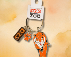 DZS Tiger Metal Keyring