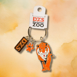 DZS Tiger Metal Keyring