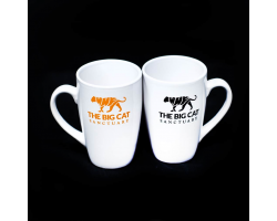 BCS Latte Mug White & Black