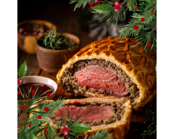 Christmas Beef Wellington  Serves 2