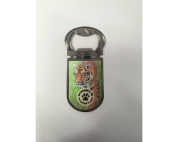 WWP Bottle Opener Magnet - Tiger