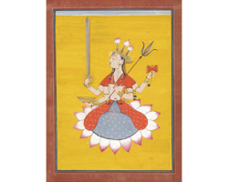 Devī, after ‘Devī’, Mankot, 17th c. by Sandra Hill