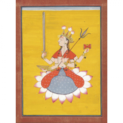 Devī, after ‘Devī’, Mankot, 17th c. by Sandra Hill
