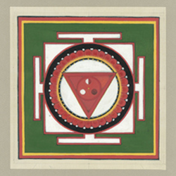Kāmakalā-yantra (Viṣvayoni Cakra) by Sandra Hill