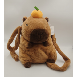 Capybara chunky Backpack with fruit on head