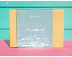 Cardboard gift box with sea salt scented candles