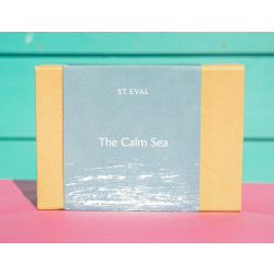 Cardboard gift box with sea salt scented candles