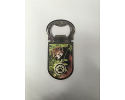 WWP Bottle Opener Magnet - Red Panda
