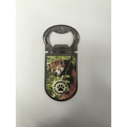 WWP Bottle Opener Magnet - Red Panda
