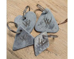 Slate Key Ring