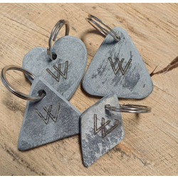 Slate Key Ring