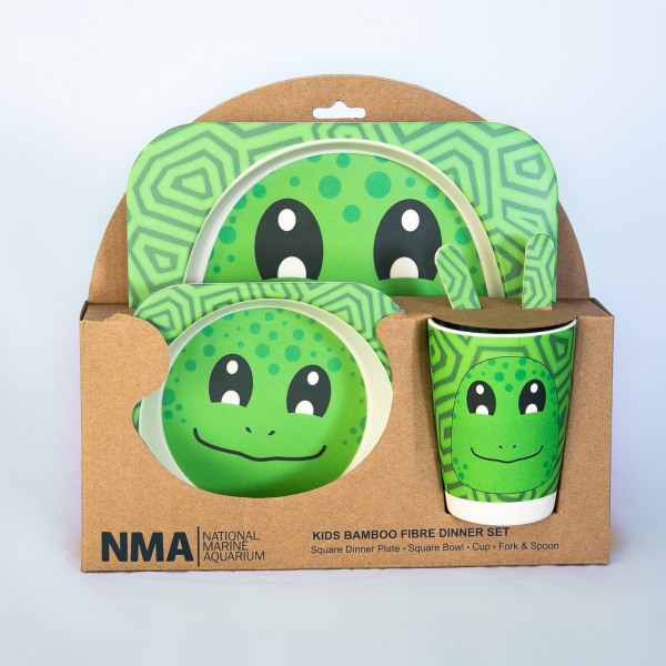 Bamboo Dinner Set 5pcs [Turtle]