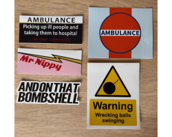 And On That Bombshell Sticker Pack