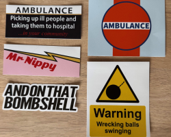 And On That Bombshell Sticker Pack