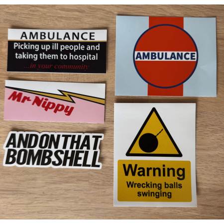 And On That Bombshell Sticker Pack