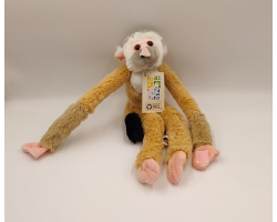 Petjes Cute Hangers Squirrel Monkey beige 33cm