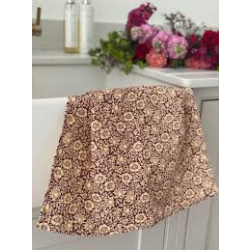 Mallow Wine Red Cotton Tea Towel