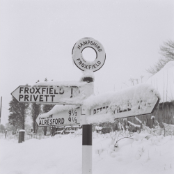 Don Eades Greetings Card - Signpost, Stoner Hill