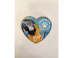 WWP Heart Magnet - Benji