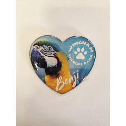 WWP Heart Magnet - Benji