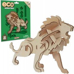 Eco 3D wooden puzzle - Lion