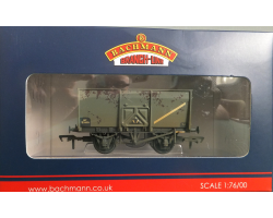 Bachmann 37-425B 16t Steel Side Mineral Wagon BR Early Grey Weathered
