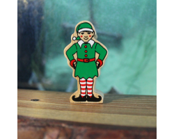 Wooden Elf figure