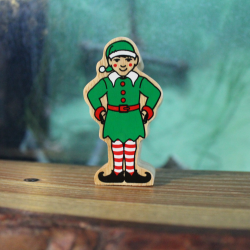 Wooden Elf figure