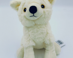 Petjes Ecombacks White Wolf Sitting 20cm