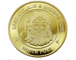 Santa Wishing Coin