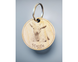 Adoption Goat Keychain
