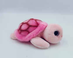 Petjes Glitter Eyes Turtle Pink 20cm